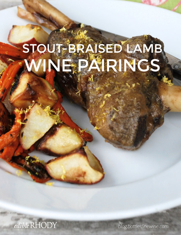 Braised Lamb Shanks recipe // Wine Pairing Ideas