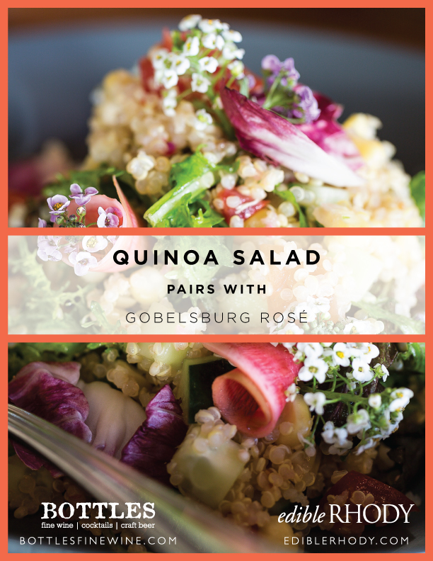 Quinoa Salad Recipe, Rosé Wine Pairing